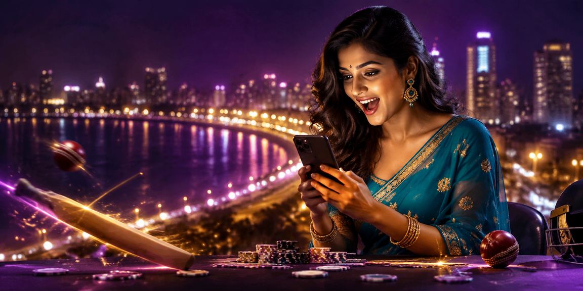 Mobile payment transaction at Mumbai Marine Drive with card games